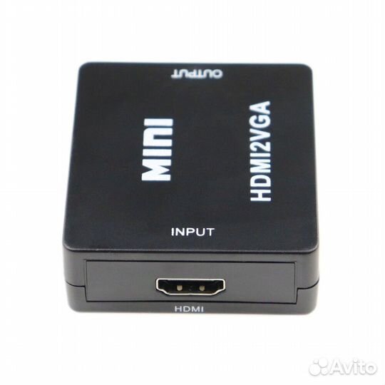 Конвертер hdmi на VGA + аудио 