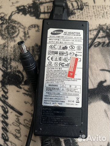 Блок питания для ноутбука samsung
