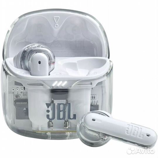 Bluetooth гарнитура JBL Tune Flex Ghost #383136