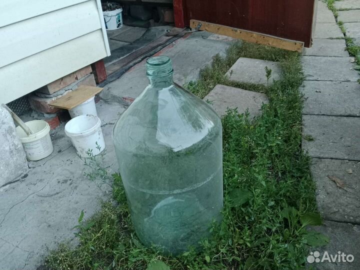 Бутыль стеклянная 20 литров СССР