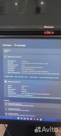 Материнская плата с процессором и памятью