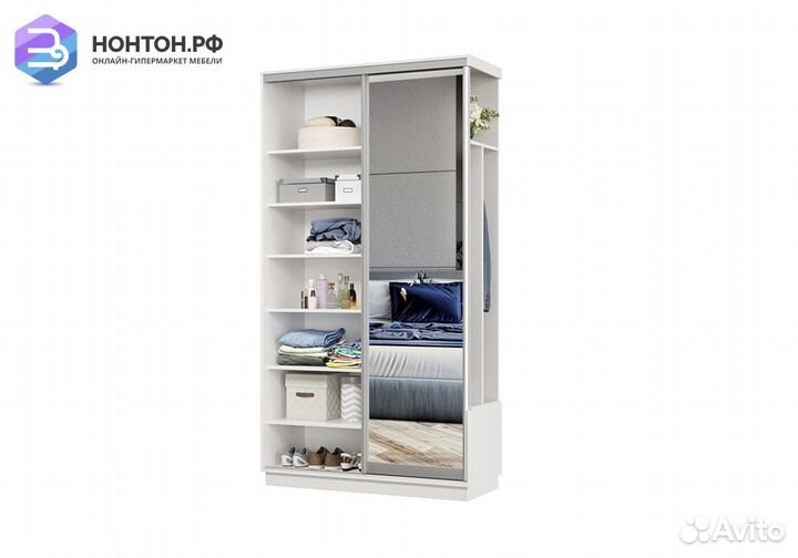 Прихожая-купе Анха мини белая