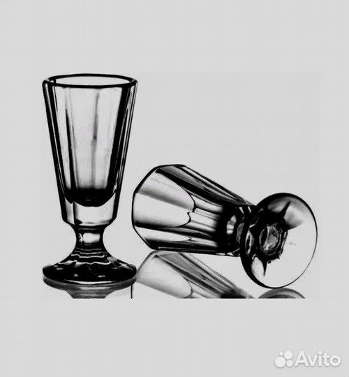 Лафитники - рюмки хрустальные