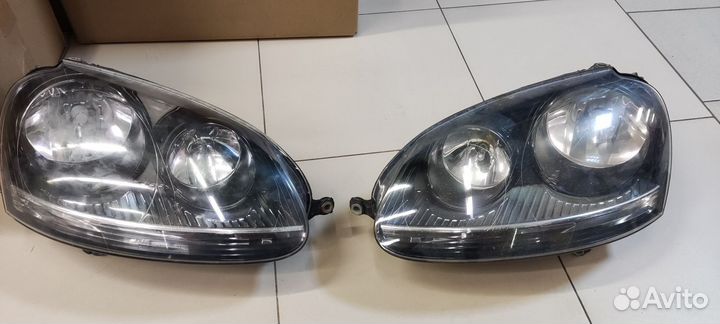Фары левая+правая Гольф 5/ Джетта 5