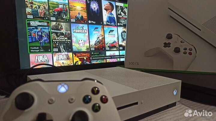 Xbox One S 1tb с играми GamePass