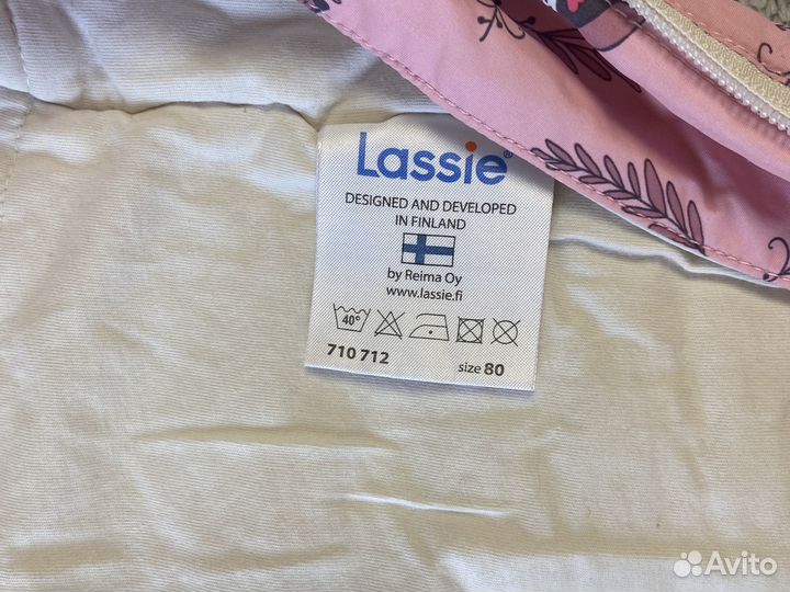 Комбинезон демисезонный lassie 80 и шапочка