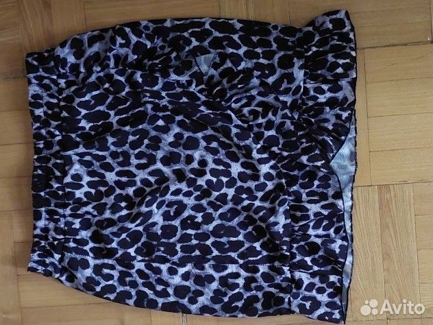 Юбка леопардовая