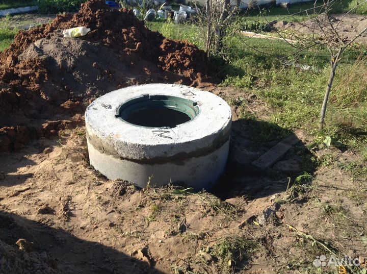Септик под ключ из жби колец