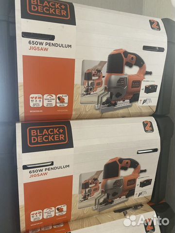 Лобзик электрический Black Decker 650w + ящик