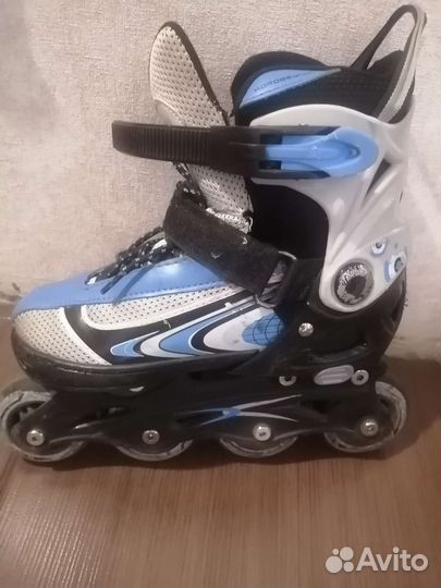 Роликовые коньки детские раздвижные
