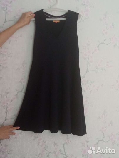 Сарафан синий школьный р.146