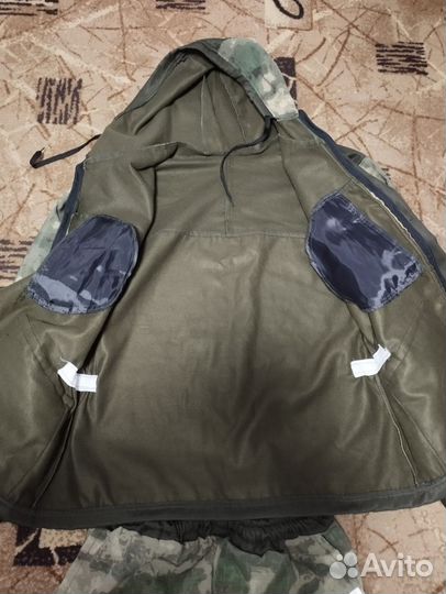 Новый костюм горка на флисе мох