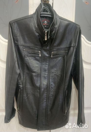 Куртка эко кожа мужская