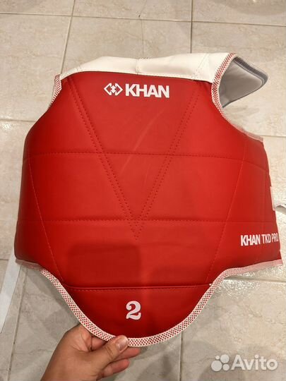 Жилет, перчатки и маска для тхэквандо khan