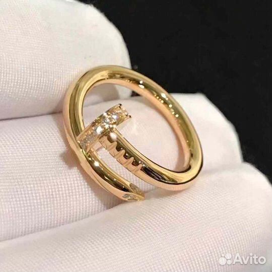 Кольцо Cartier Гвоздь золото 0,1ct