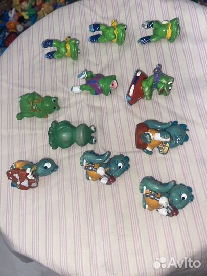 Игрушки из киндер сюрприза 90х