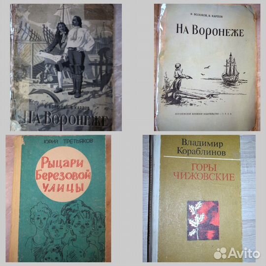 Краеведение, книги воронежских писателей