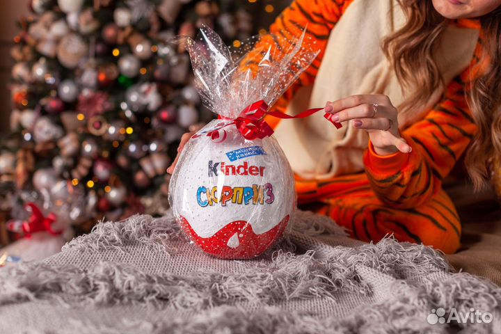 Киндер большой подарок на новый год детям