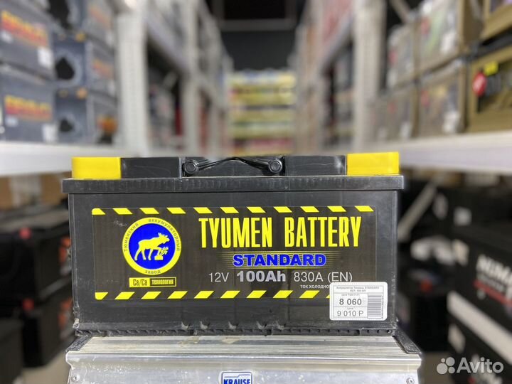 Аккумулятор Tyumen Battery 100 ah 830 A