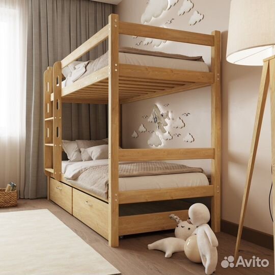 Двухъярусная кровать детская