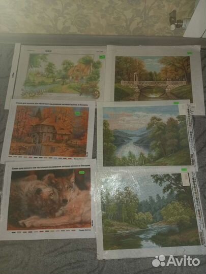 Канва с рисунком для вышивания