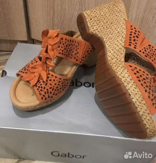Сабо, женские, натуральная кожа, р40