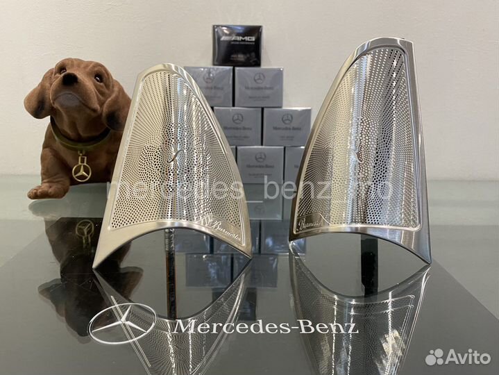 Накладки на твиттеры Burmester Mercedes Benz