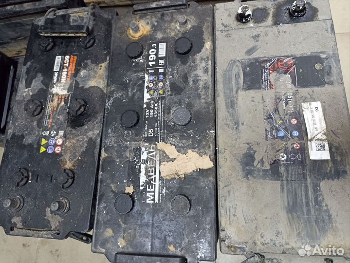 Аккумуляторы 190 рабочие с гарантией