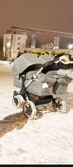 Коляска для двойни bugaboo donkey 3