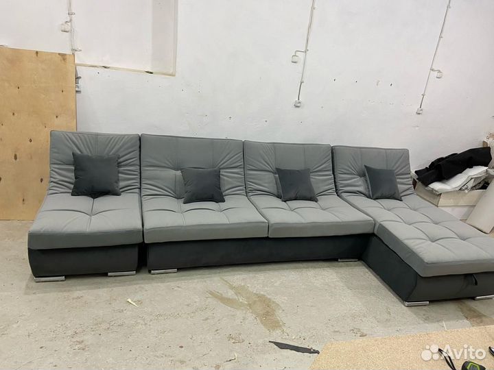 Диван с оттоманкой Сафари-люкс