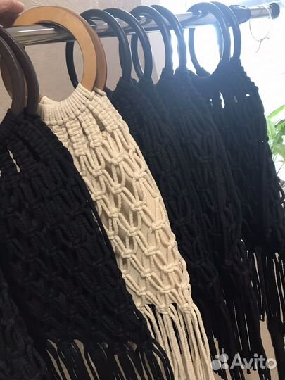 Сумка Авоська макраме