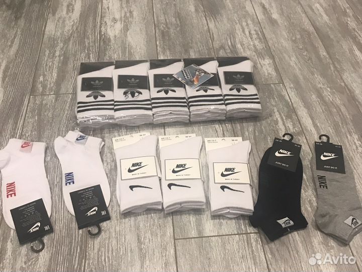 Носки nike и adidas