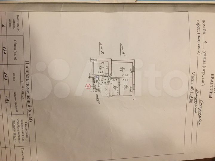 Дом 63,8 м² на участке 1 сот.
