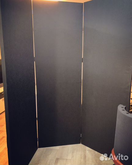 Акустическая ширма экран для звукозаписи