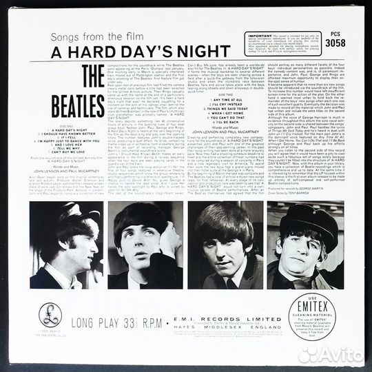 The Beatles – A Hard Day's Night (LP, 2012)