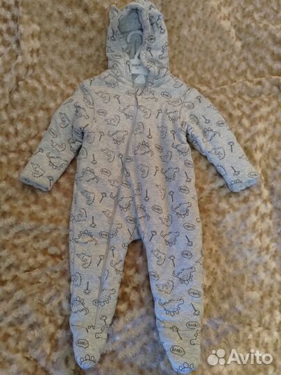 Утеплённый комбинезон демисезон