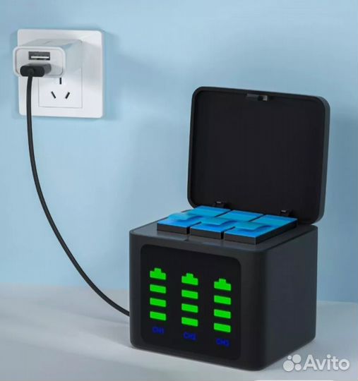 Зарядка для GoPro 9,10,11,12