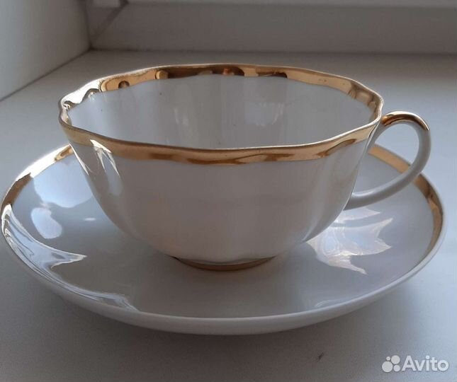 Чайная пара фарфор