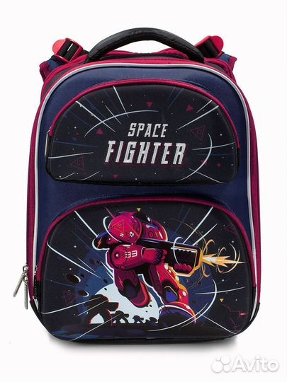 Рюкзак школьный ортопедический жесткий 38х29х18 см