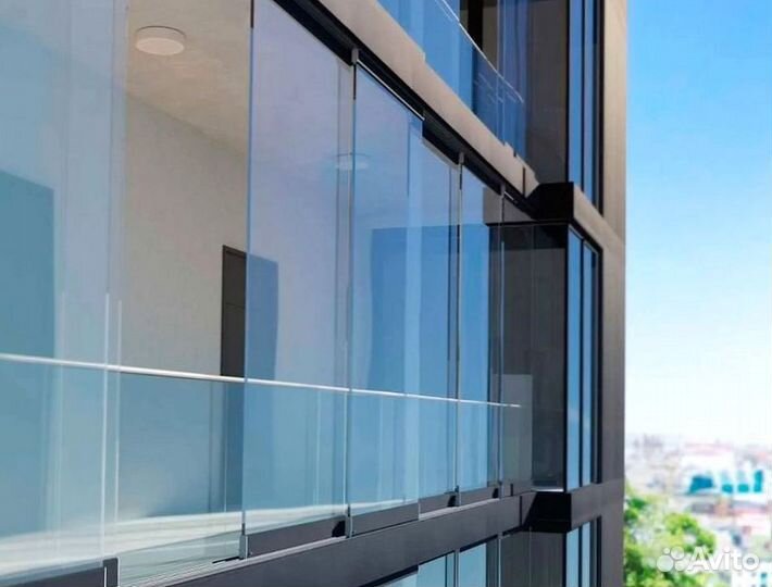 Безрамное остекление любой сложности