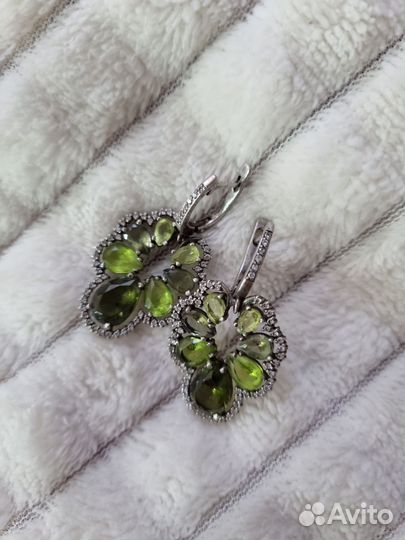 Серьги серебро