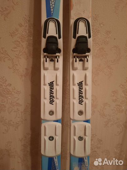 Лыжи беговые 120 NNN палки 75-105