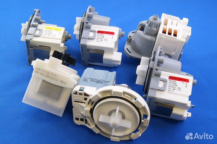 Сливные насосы помпы стиральных машин