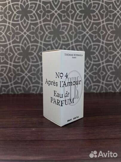 Thomas kosmala № 4 Après L'amour Тестер Duty Free