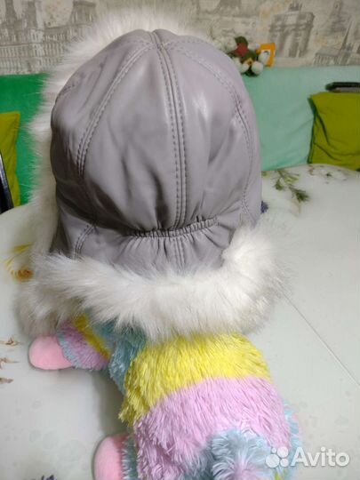 Шапка ушанка женская 56-58
