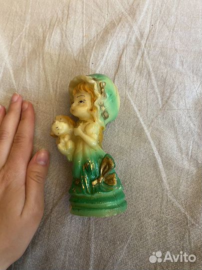 Статуэтка СССР Девочка с собачкой