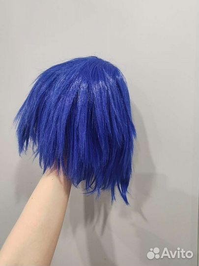 Парик синий