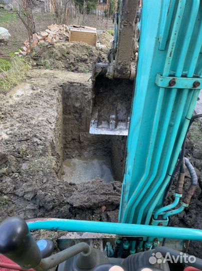 Услуги мини трактора экскаватора