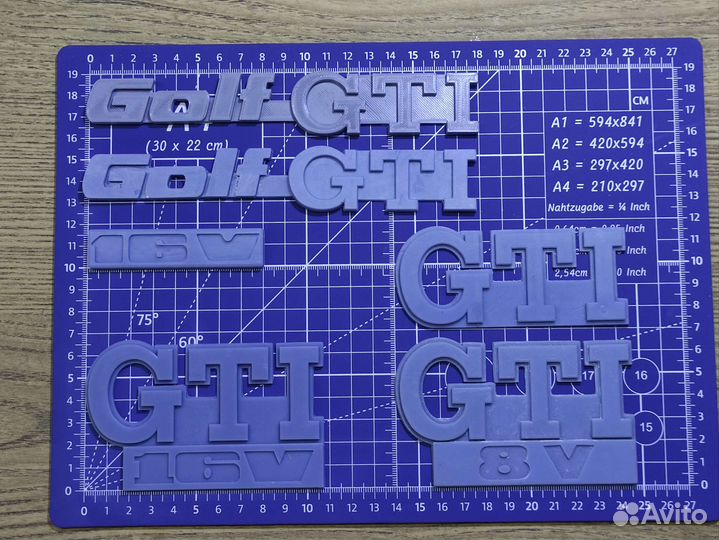 Шильдики эмблемы значки Golf GTi gti16v