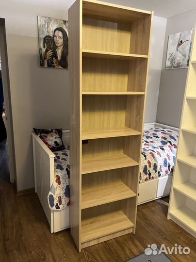 Стеллаж цвет орех светлый